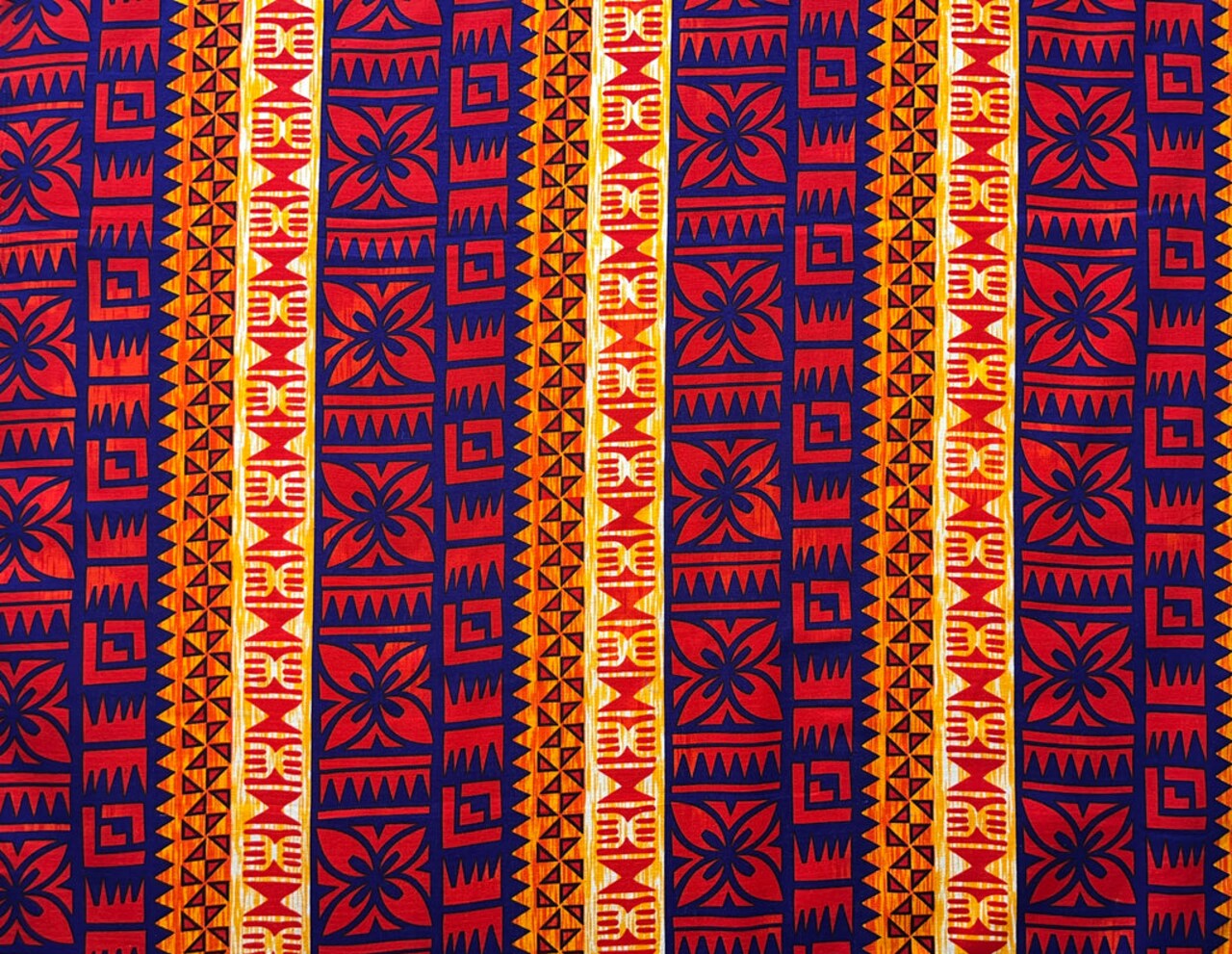 1 Yard Traditional Fiji Cotton Fabric Bark Cloth 45 Inches Width